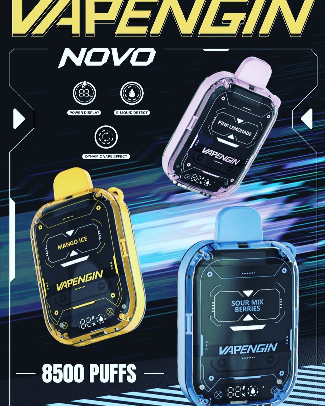 VAPENGIN NOVO 8500 PUFFS